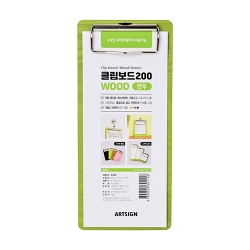 3342 클립보드 200 (우드/연두)
