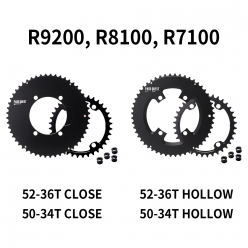 패스 퀘스트 시마노 R9200, R8100, R7100 110 BCD 체인링 2장 세트