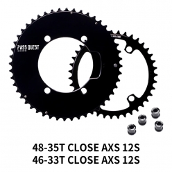 패스 퀘스트 스램 AXS 12단 110 BCD 체인링 2장 세트