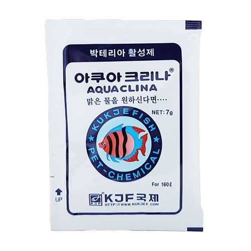 아쿠아크리나 7g 1개 초강력정수제