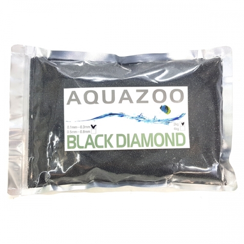 아쿠아주 블랙다이아몬드 샌드 2kg (0.1mm~0.3mm)