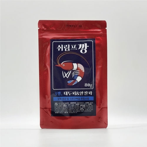 쉬림프깡 3깡 80g 대두피&알팔파 / 새우사료, 생이새우, crs사료