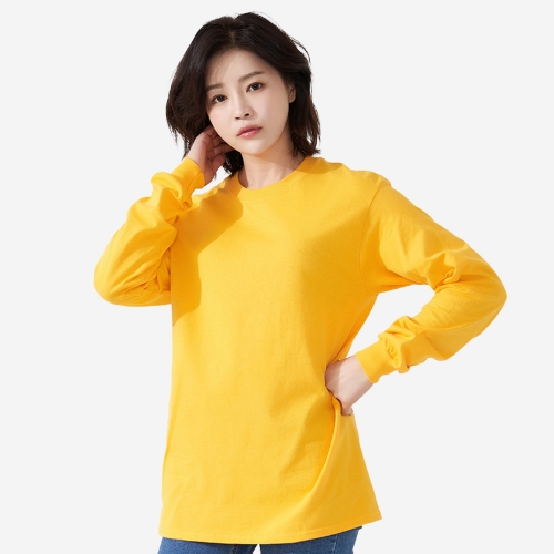 길단 18수 긴팔 라운드 티셔츠(USA핏) GDAT-2400