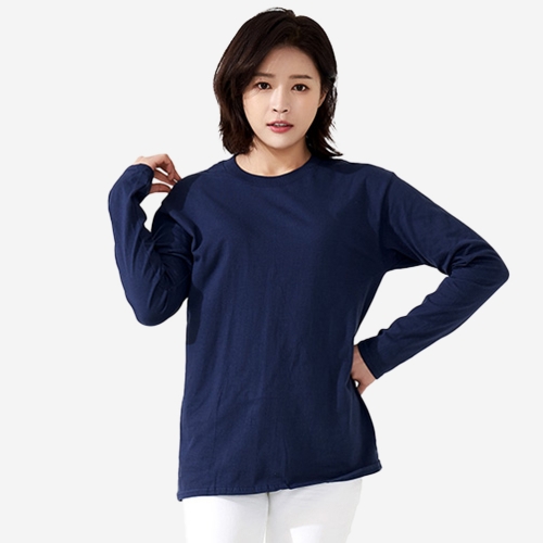 길단 24수 긴팔 라운드 티셔츠(ASIAN핏) GDAT-76400