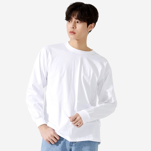 20수 라운드 코마 긴팔 티셔츠 (시보리) HPAT-073