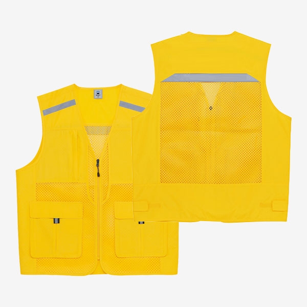 야광띠 망사 작업조끼 MCVT-125
