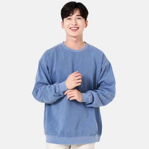 길단 컴포트컬러 링스펀 헤비 기모 맨투맨 GDAT-1566 단체맨투맨 제작