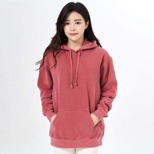 길단 컴포트컬러 링스펀 헤비 기모 후드티 GDHT-1567 단체후드티 제작