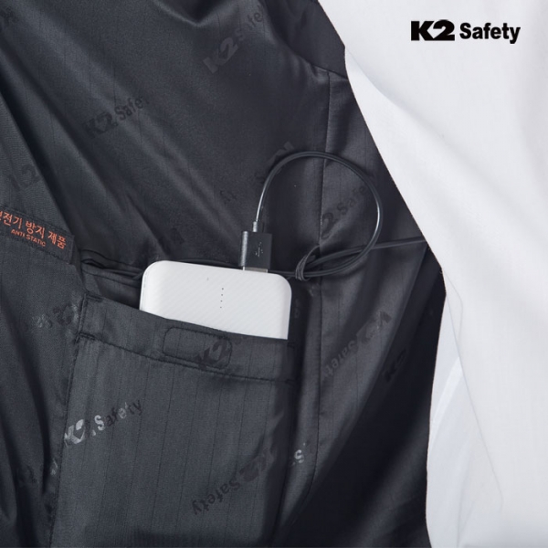 K2 Safety 슬림 히트 발열 베스트 작업 조끼 K2VT-24601