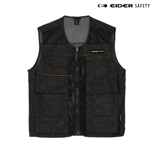 아이더 작업조끼 데님 안전 망사조끼 EDVE-S2303