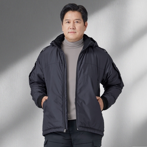 겨울 작업복 점퍼 벨크로 패치 커스텀 PU코팅 자켓 AWPJ-2483