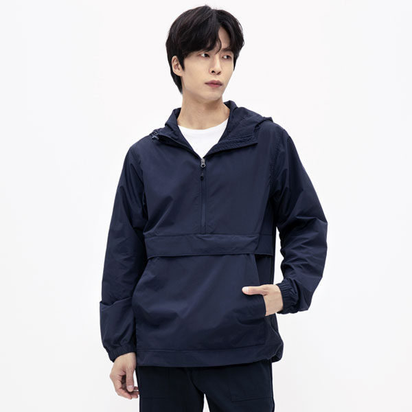 아노락 바람막이 래글런 일체형 후드 자켓 LDHT-201