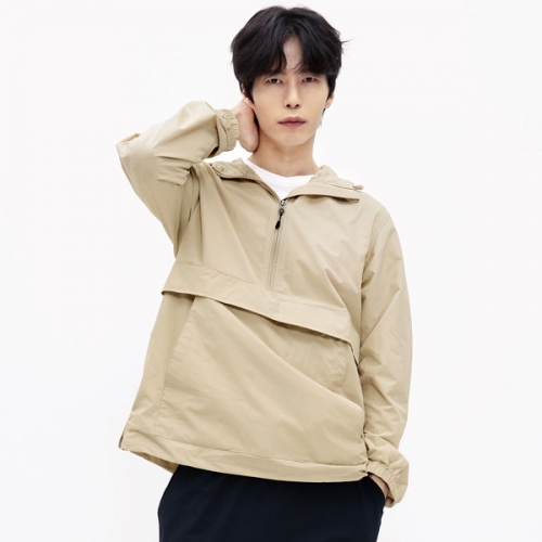 아노락 바람막이 래글런 일체형 후드 자켓 LDHT-201