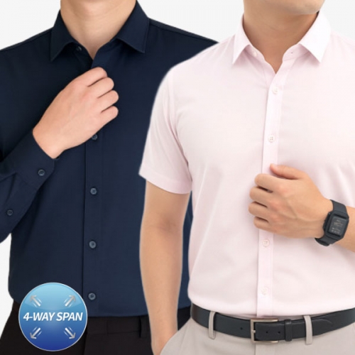 단체셔츠 사방스판 구김없는 링클프리 와이셔츠 RFSH-1101