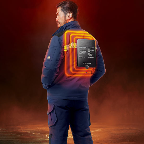 티뷰크 겨울 방한복 발열 제전복 패딩 동계 작업복 세트 TBWF-329