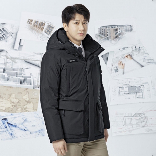 K2 세이프티 겨울작업복 하프 롱 패딩 자켓 K2PD-101