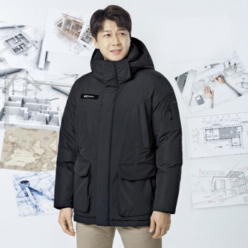 K2 세이프티 겨울작업복 하프 롱 패딩 자켓 K2PD-101