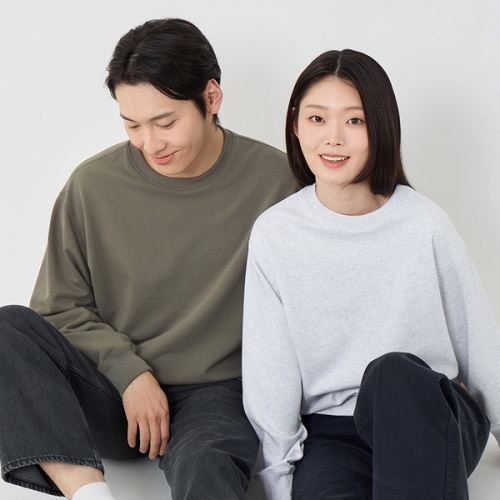 슈퍼 테리 맨투맨 티셔츠 단체티 LDSW-041
