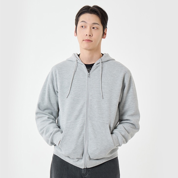 더블 텐션 지퍼 후드집업 단체후드집업 LDHZ-052