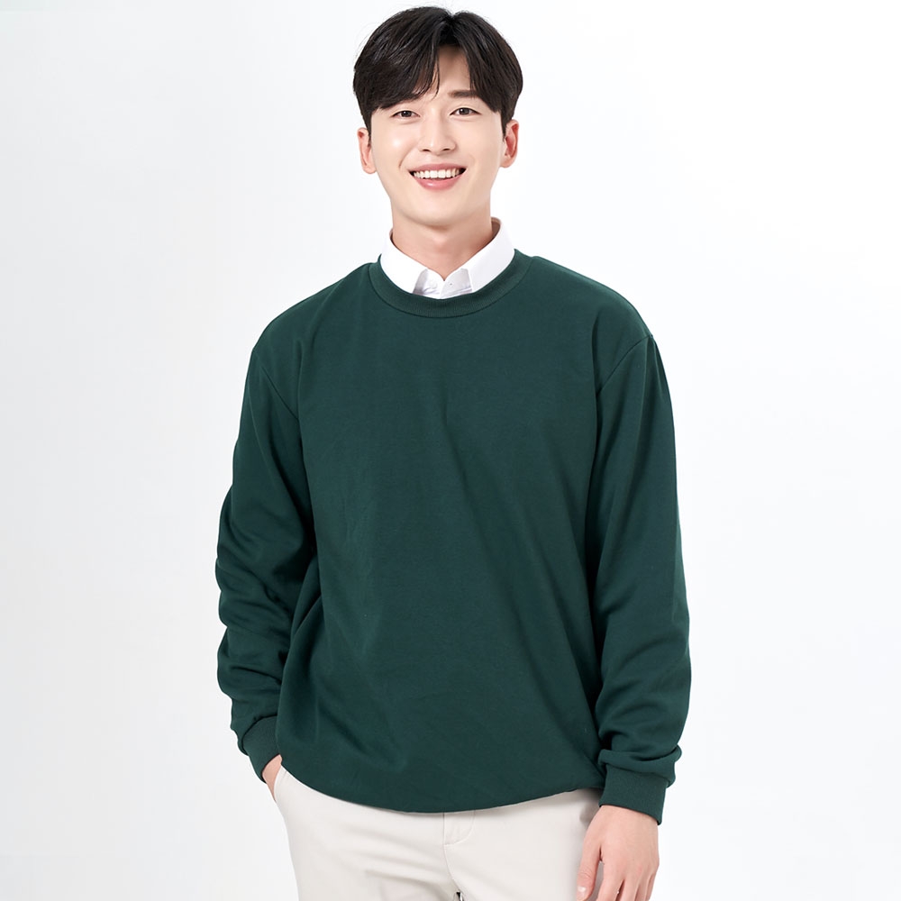 데일리 컬러 특양면 맨투맨 URAT-004