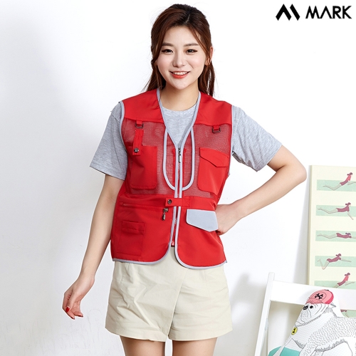 마커 타스란 망사 조끼 MK-141~145