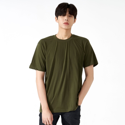단체티 30수 순면 코마사 라운드 반팔 티셔츠 제작 URST-056
