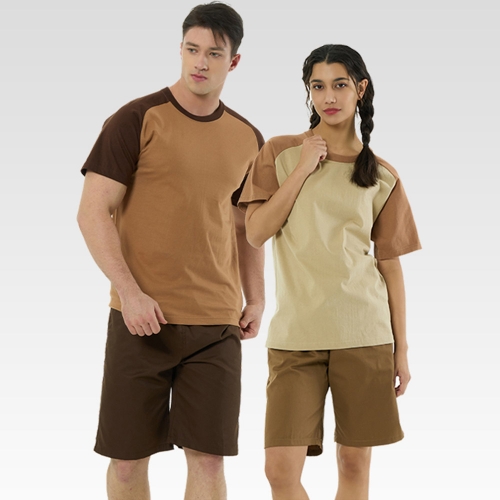 찜질복 사우나 찜질방옷 20수 나그랑 반팔 상하 세트 NRSS-142