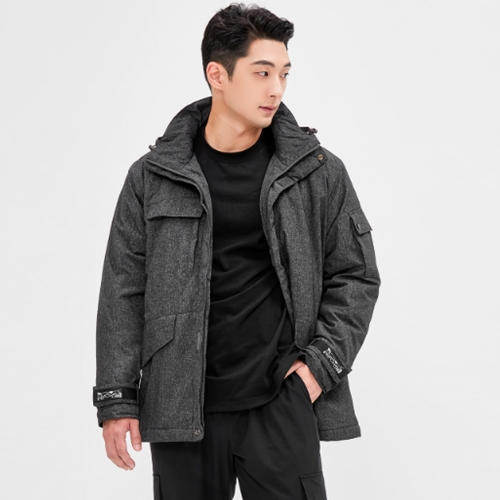 소매 포인트 방한 패딩 자켓 JK-550W