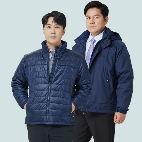 겨울 단체 작업복 3in1 점퍼 내피분리형 자켓 AWJK-491