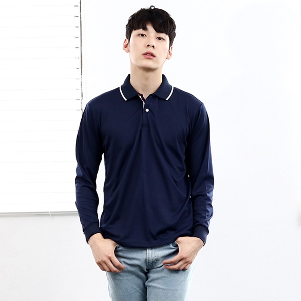 쿨에버 폴로 긴팔 카라티 MJ-7312~7319(반팔 가능)