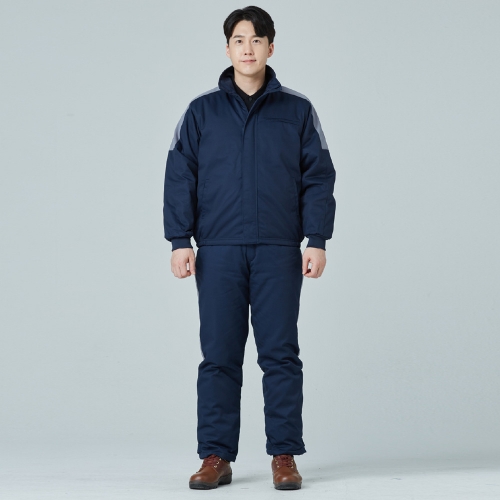 겨울 작업복 TC 반사 파이핑 상/하 근무복 AWTS-082