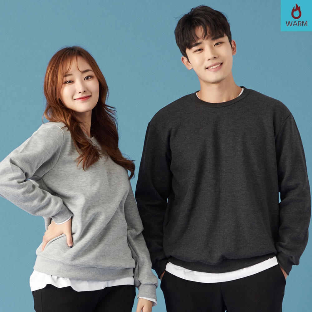 기모 맨투맨 베이직 단체 티셔츠 URAT-005