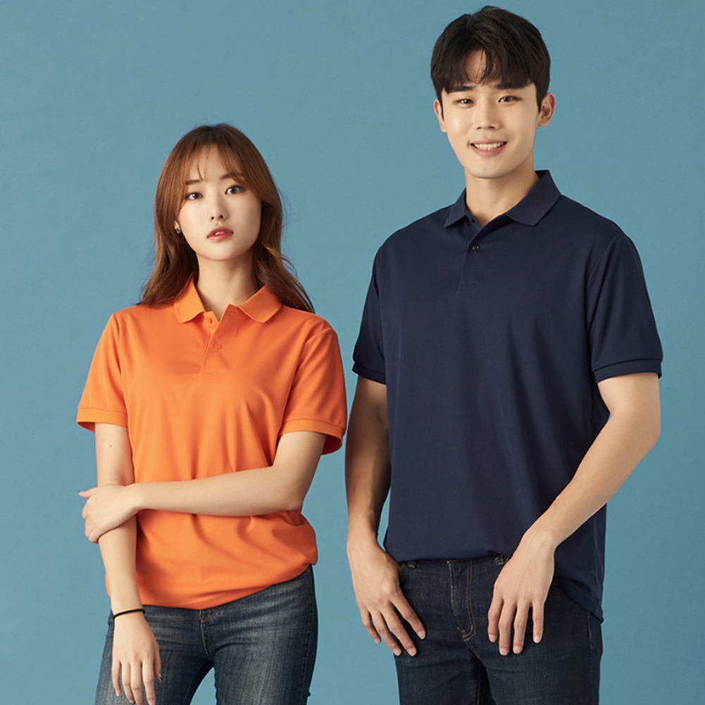 에어로쿨 베이직 카우스 단체복 반팔 카라티 URKT-030