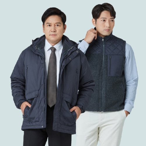 겨울 패딩 점퍼 스트레치 3 in 1 남자 패딩 AWPJ-892