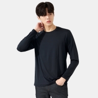 스판덱스 라운드 긴팔티셔츠 URAT-013