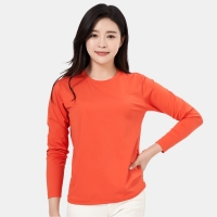 스판덱스 라운드 긴팔티셔츠 URAT-013
