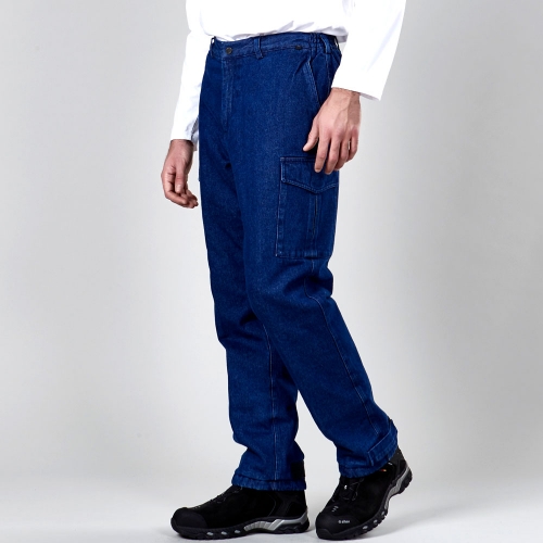 지벤 겨울 방한 패딩 바지 블루진 근무복 작업복 바지 ZBPT-654