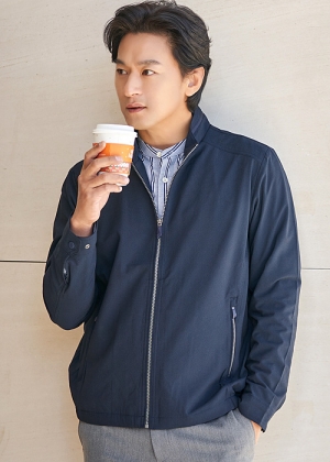 윌비(WILLBE) 리플조직 네이비 근무복 점퍼 CT-122