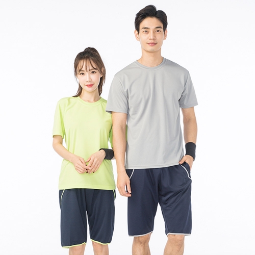헬스복 짐웨어 피트니스복 반팔 상하 세트 NRSS-856