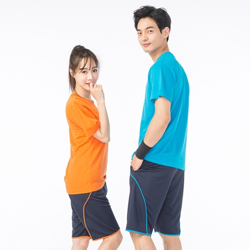 헬스복 짐웨어 피트니스복 반팔 상하 세트 NRSS-858