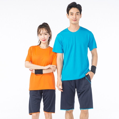 헬스복 짐웨어 피트니스복 반팔 상하 세트 NRSS-858