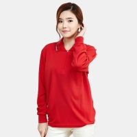 쿨에버 라인 배색 반집업 긴팔 카라티 MJ-7370~7379(반팔 가능)