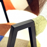 패브릭 퀄팅 인테리어 카페 의자 업소용 1인용 믹스컬러