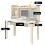 삼나무 원목 청소년 중 고등학생용 공부방 1인용 컴퓨터 책상