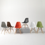 우드체어 다이닝 빈티지 디자인 네일샵 업소용 1인용 플라스틱 의자
