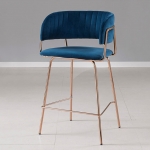 벨벳 바체어 아일랜드 1인용 DIY 칵테일 와인바 업소용 바텐 키높이 의자