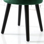 스톨 화장대스툴 벨벳 빈티지 인테리어 원형 미니 등받이 보조 스툴 낮은 작은 의자