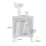 다용도 1단 거실 안방 침실 슬림 좁은 틈새 낮은 소형 작은 미니 협탁 450