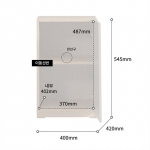 수납 정리장 거실 안방 원룸 다용도실 틈새 낮은 작은 소형 미니 수납장 400