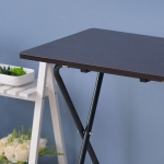 ﻿미니테이블 침대 탁자 폴딩 1인용 노트북 베란다 철제 작은 접이식 테이블